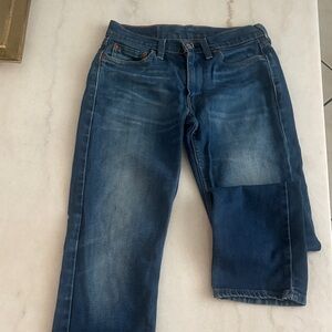 Levi's Dark Blue Straight Jeans